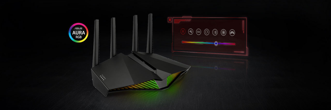 ASUS RT-AX82U/CA AX5400 Dual-Band WiFi 6 Gaming Router, Game